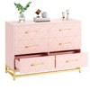 WhizMax 6 Drawer Morden Wood Dressers & Chests for Closet, TV Stand, Storage Cabinet - 3 of 4