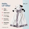 Bearington Gilly 18 Inch Cow Stuffed Animal Plush Loveys Security Blanket for Baby Boys and Girls - 2 of 4