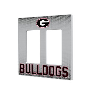 NCAA SEC Universities Linen Hidden-Screw Light Switch Plate for Double Rocker - 1 of 4