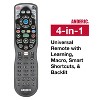 Anderic RRU401.7 4-Device Universal Remote Control with Backlight, Macro and Learning for TV, Cable, Streaming, DVD and more - 3 of 4