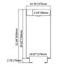 Fortune Candy 32.68'' Tall Round Stainless Steel Pedestal Sink Basin - 2 of 4