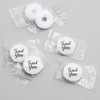 Big Dot of Happiness Champagne Elegantly Simple - Guest Party Favors Round Candy Sticker Favors - Labels Fits Chocolate Candy (1 sheet of 108) - 3 of 4
