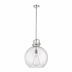 Newton Sphere - 1 Light Stem Hung Pendant In Industrial Style-21.38 Inches Tall and 16 Inches Wide - 1 of 1