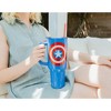Silver Buffalo Marvel Comics Captain America 40-Ounce Stainless Steel Tumbler With Handle - 4 of 4