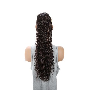 Unique Bargains Women's Latin American curly ponytail long hair Hair Extensions High Temperature Fiber 22IN 1 Pc - 1 of 4
