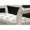 Signature Design by Ashley Traditional Realyn Accent Bench, Antique White - 4 of 4