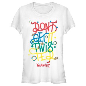 Junior's Twister Don't Get It Twisted T-Shirt - 1 of 4