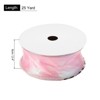 Unique Bargains Gift Wrapping Wide Sheer Wired Pastel Shimmer Iridescent Chiffon Ribbons 1 Pc - 2 of 4