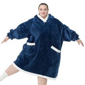 Bedsure-Wearable Blanket Warm & Soft Fleece Blanket - 1 of 4