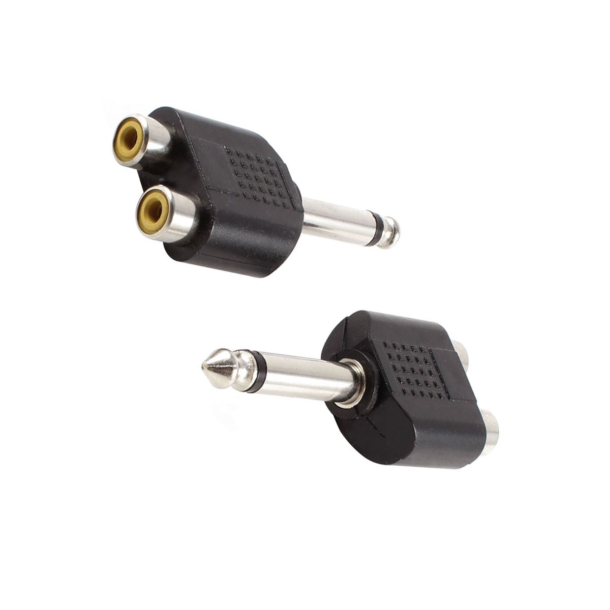 Unique Bargains Metal Plastic Audio Adapter 2 Pcs - thumbnail 5