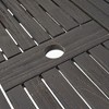 PAGED Wood Outdoor Dining Set All-Weather Patio Table and Chairs Set for Yard, Poolside, Backyard, Patio - 2 of 4