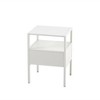Gulches 15.75" Rattan End Table with Drawer, Modern Nightstand with Metal Legs, Side Table for Living Room Bedroom - 3 of 4
