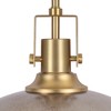 LamQee 1-Light Large Pendant Light Kitchen Island, Farmhouse Modern Dome Pendant Light Fixtures Ceiling Hanging Lighting Chandelier - 3 of 4