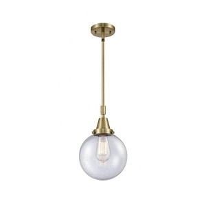 Beacon - 1 Light Stem Hung Mini Pendant In Industrial Style-12.63 Inches Tall and 8 Inches Wide - 1 of 1