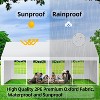 Outdoor Heavy Duty Party Tent, Heavy Duty Outdoor Wedding Tent with Large Roof - 3 of 4