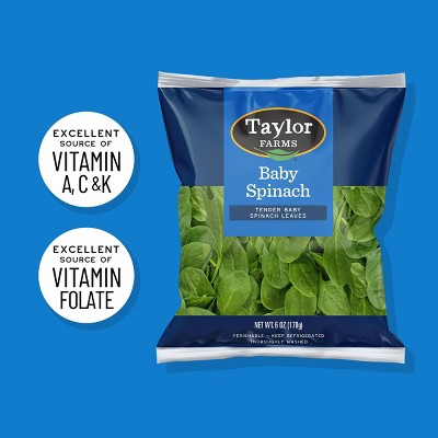 Fresh Taylor Farms Baby Spinach - 6oz