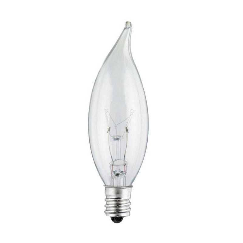 Westinghouse 25 W CA8 Decorative Incandescent Bulb E12 (Candelabra) Warm White 25 pk, 1 of 4