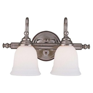Savoy House Brunswick 2 - Light Vanity in  Chrome - 1 of 1