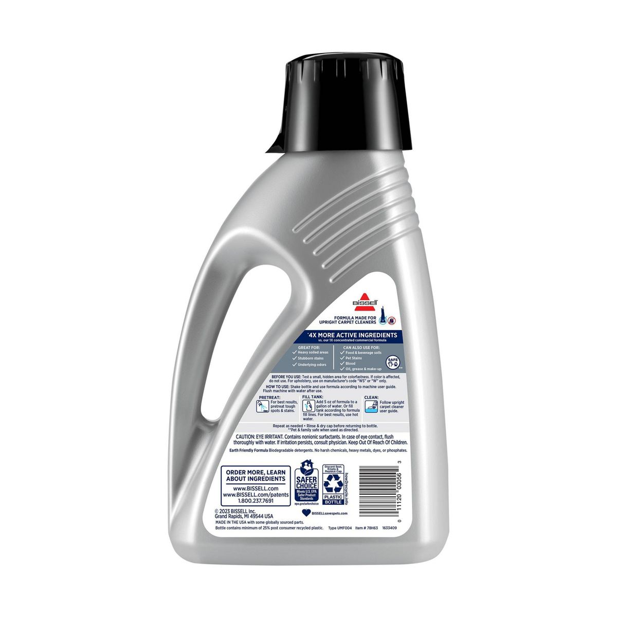 BISSELL PRO 48 fl oz Max Clean + Protect Upright Carpet Cleaning Formula - 78H63: Eliminates Stains & Odors, Fresh Scent - thumbnail 7