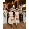 2Bunnies Girls 3-10Y Jasmine Lace Crochet Boho Communion Rustic Girl Dress - 3 of 4