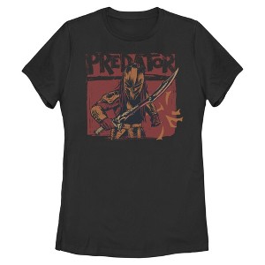 Womens Predator: Badlands Masked Yautja Warrior T Shirt - 1 of 4