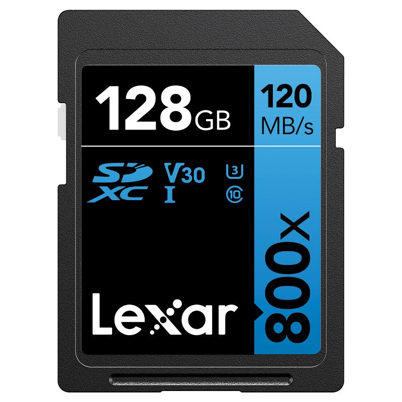 Lexar® High-Performance 800x SDHC™/SDXC™ UHS-I Card BLUE Series, 1 of 8