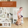KTMBDW Kids Kitchen Step Stool for Kids with Safety Rail, Adjustable Height Toddler Learning Stool, Toddlers Kitchen Stool Tower - 2 of 4