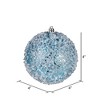 Vickerman Glitter Hail Ball Ornament - 2 of 3