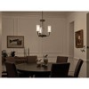 Vetivene 20" 3 Light Chandelier Textured Black - 3 of 4