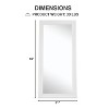Home Imports Emporium Framed Floor Extra Large Standing Mirror for Full-Length Viewing - 4 of 4