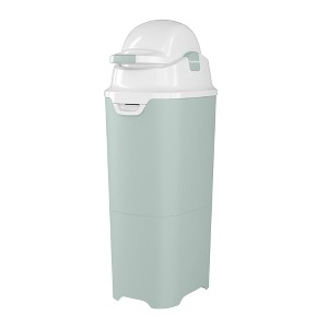 Foundations Tall Diaper Pail with Airtight Lid - Durable & Odorless Diaper Disposal, Holds up to 60 Newborn Diapers, Refill With Any Bags - 1 of 4