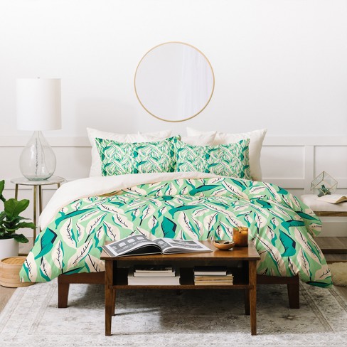 Twin Twin Xl Floral Holli Zollinger Jungle Palm Tropica Duvet