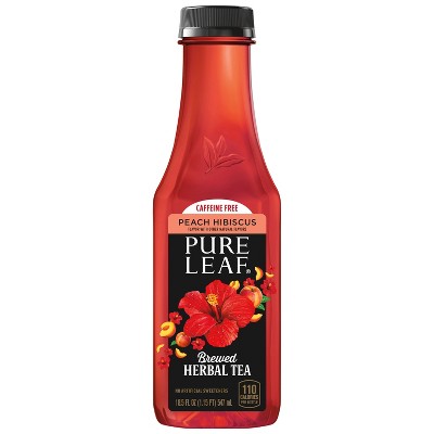 Pure Leaf Peach Hibiscus Herbal Tea - 18.5 fl oz Bottle