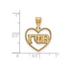 Black Bow Jewelry 14k Yellow Gold Plated Sterling Silver Gamma Phi Beta Greek Life Pendant - 2 of 3