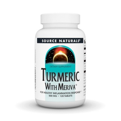 Turmeric with Meriva 500mg by Source Naturals, Inc.  -  120 Tablet