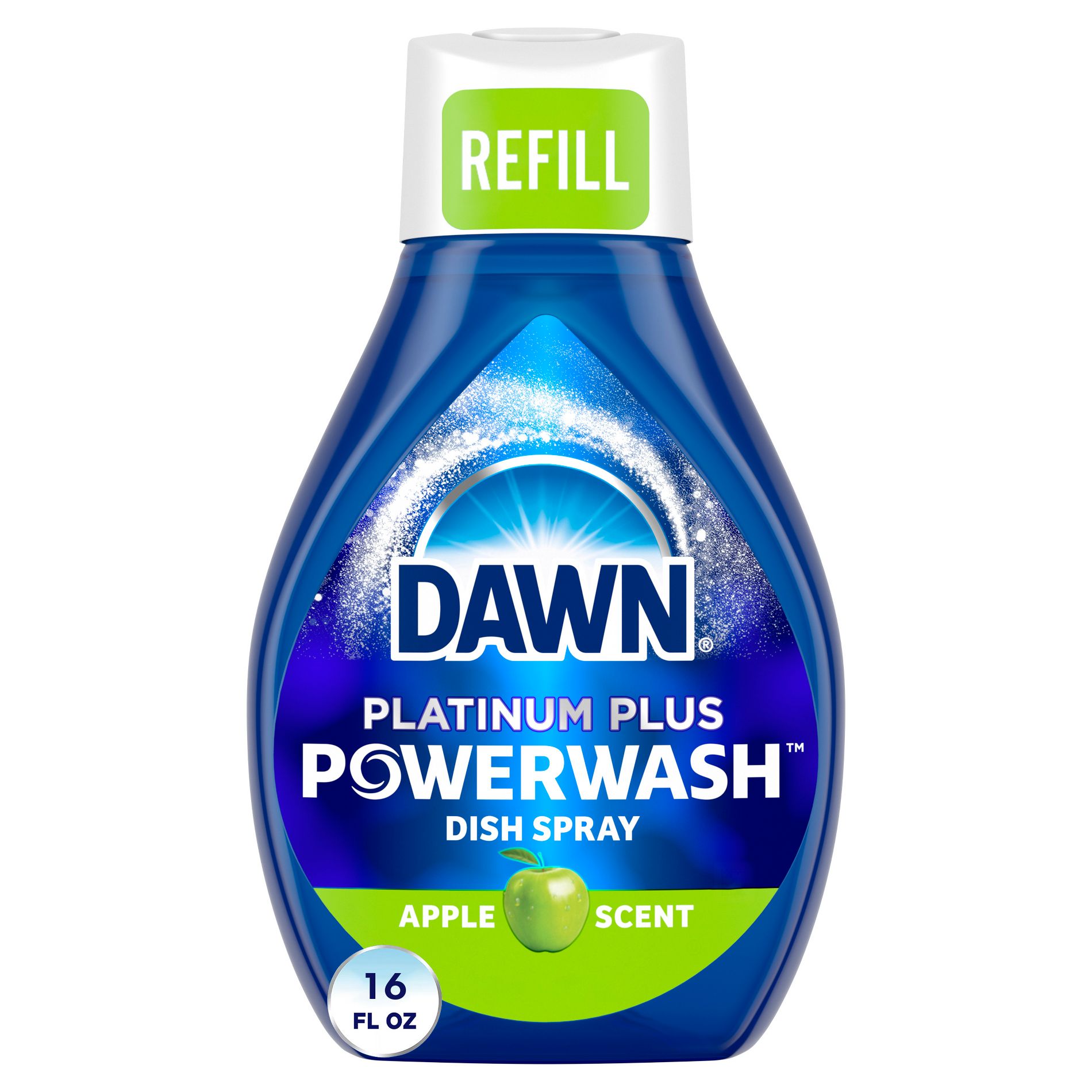 Dawn Platinum Powerwash Dish Spray Refill - Apple -16 fl oz