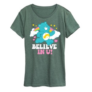 Women's - Care Bears - Believe In U Short Sleeve Graphic T-Shirt - 1 of 4