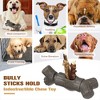HOMLUX Bully Stick Holder – Tough Chew Toy for Large Dogs, Safe & Durable for Crates,Brown - 2 of 4