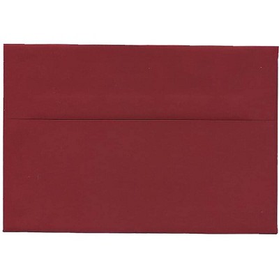 JAM Paper A8 Invitation Envelopes 5.5 x 8.125 Dark Red 31511319I