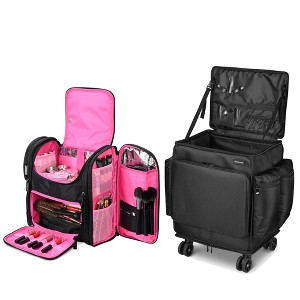 Byootique Soft Sided Makeup Backpack Portable Organizer with Heat Isolation - 1 of 4
