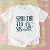 Simply Sage Market Spill The Tea Sis Boat Garment Dyed Tee - 3 of 4