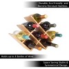 8-Bottle Rack - Space-Saving Tabletop Holder for Kitchen, Bar, and Dining Room - Free-Standing Modern Rack by Hastings Home - 2 of 4