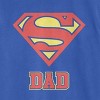 Men's Superman Super Dad Short Sleeve T-Shirt - Royal Blue - 3 of 3