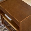 Grungis Modern Nightstands with Charging Station and Drawers,Night Stand with USB Ports,Side Table with Glass Drawer,Bedroom Furniture - 4 of 4