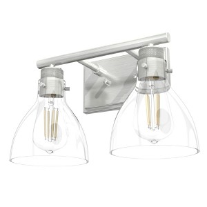 Hunter Fans Van Nuys 2 - Light Vanity in  Brushed Nickel - 1 of 1