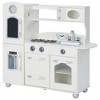 Teamson Kids Little Chef Westchester Retro Pretend Play Kitchen with Accessories, Ice Dispenser, Oven, Microwave, Refrigerator, White - 4 of 4