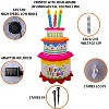 Garnen 6Ft Inflatable Happy Birthday Decorations Balloons For Kids, LED Happy Birthday Cake, Birthday Sign Balloons, Outdoor Theme Party - 3 of 4