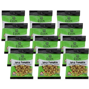 Eden Foods Organic Dry Roasted Spicy Pumpkin Seeds - Case of 12/1 oz - 1 of 4