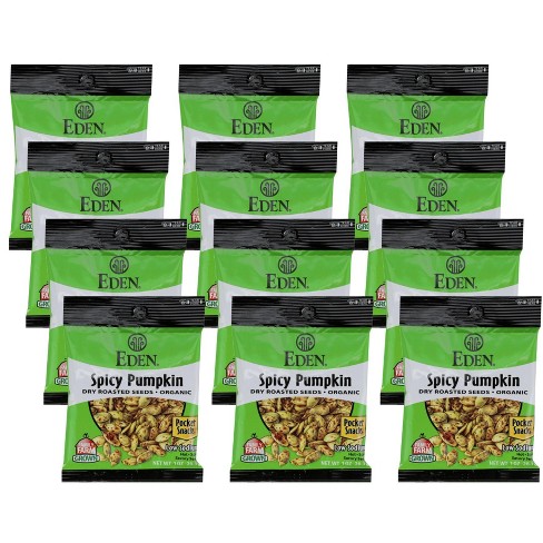 Eden Foods Organic Dry Roasted Spicy Pumpkin Seeds - Case of 12/1 oz - image 1 of 4