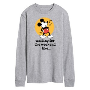 Men's - Disney - Mickey & Friends Long Sleeve Graphic T-Shirt - 1 of 4